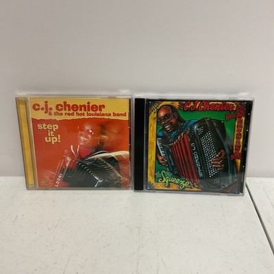 C.J. Chenier 2 CD Lot: Big Squeeze, Step It Up! Red Hot Louisiana Band Zydeco