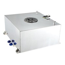 Fuel Cell Gas Tank Aluminum with Level Sender Street Drift 12 Gallon Silver