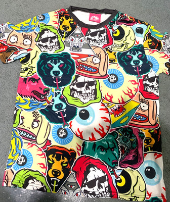 Memorial Weekend Sale        - MISHKA  Sticker Collage shirt  Brand New size XL