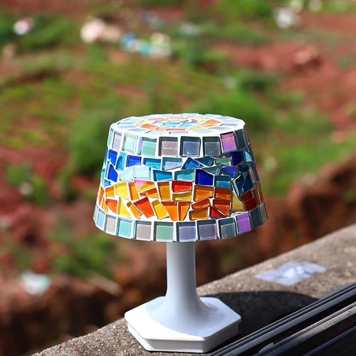 DIY Mosaic Tiles for Crafts, Colorful Glass Kits Mixed - Picture 6 of 7