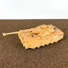 Vintage GI Joe Mauler MBT Tank 1985 Hasbro ARAH Motorized Tan - Tested - Works