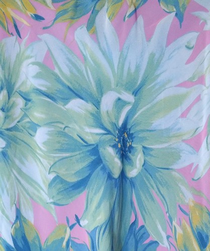 AMOROSÉ WOMEN'S SIZE LARGE SPRING & SUMMER SKIRT LINED MULTICOLOR PINK BLUE - Picture 5 of 8
