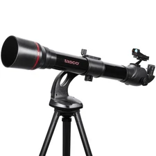Tasco Spacestation 70x800mm Refractor AZ Red Dot Finderscope, Black 49070800