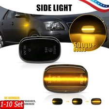 For 93-02 Toyota Supra Mkiv Front Bumper Led Side Marker Lights Lamps 1-10 Set