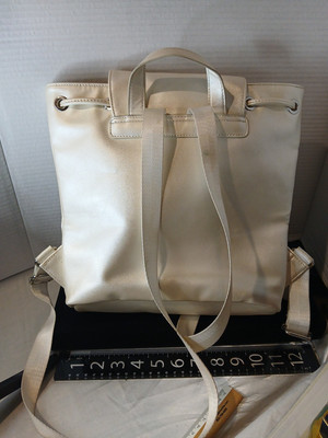 Urban Outfitters Vegan Pearl White Backpack NWT Urban outfitters Vegan Leather Shimmering Ivory medium  main image 3