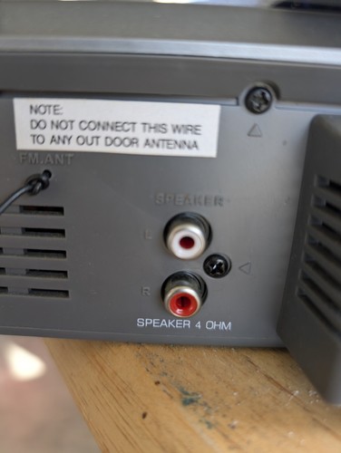 Vtg Emerson ES8 CD Player Micro Audio System AM/FM Radio *Read Description* - Picture 11 of 12