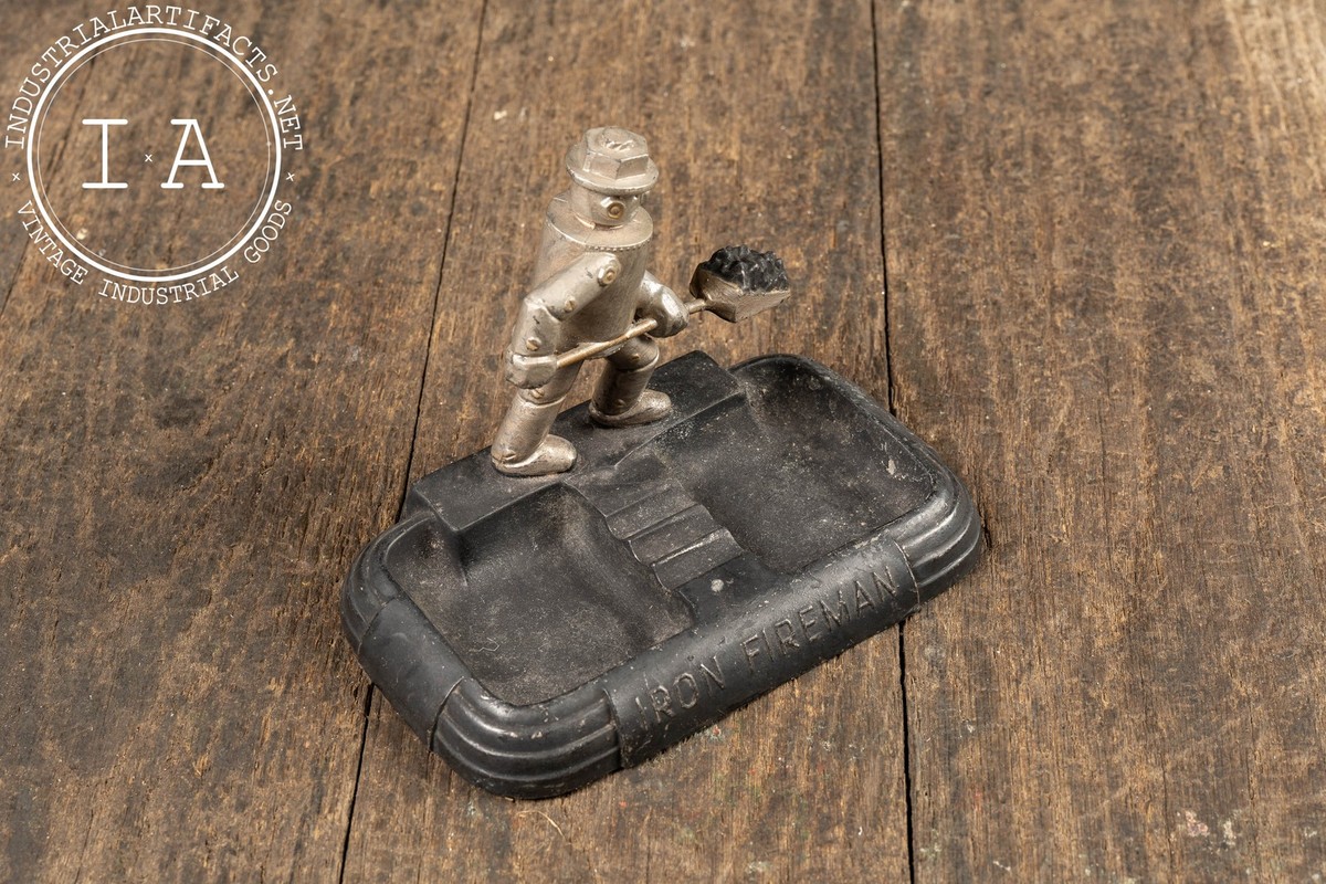 Vintage Promotional Iron Fireman Ashtray | eBay