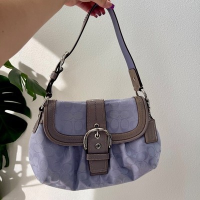バッグ coach soho signature oneshoulder y2k 💜 RARE Coach Y2K Soho Signature Purple Shoulder Bag F15203 💜 | eBay
