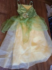 Disney Store Princess The Frog Tiana Girls Dress/Halloween Costume size 7-8