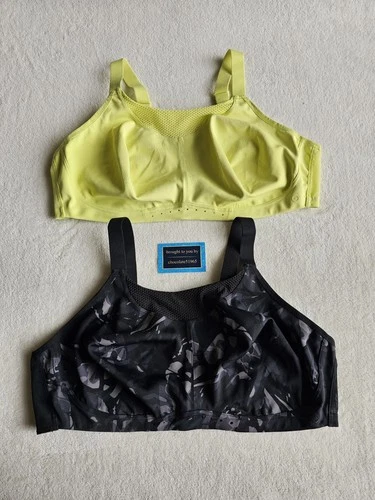 NEW EX M*S GOODMOVE 2 PART HIGH IMPACT NON WIRED, MULTIWAY SPORTS BRAS SIZE 38F