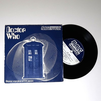 1973 Delia Derbyshire Doctor Who BBC Records 7 inch UK Vinyl 45 Single