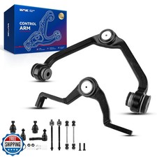KAX Front Upper Lower Control Arm w/Ball Joint and Sway Bars and Outer and In