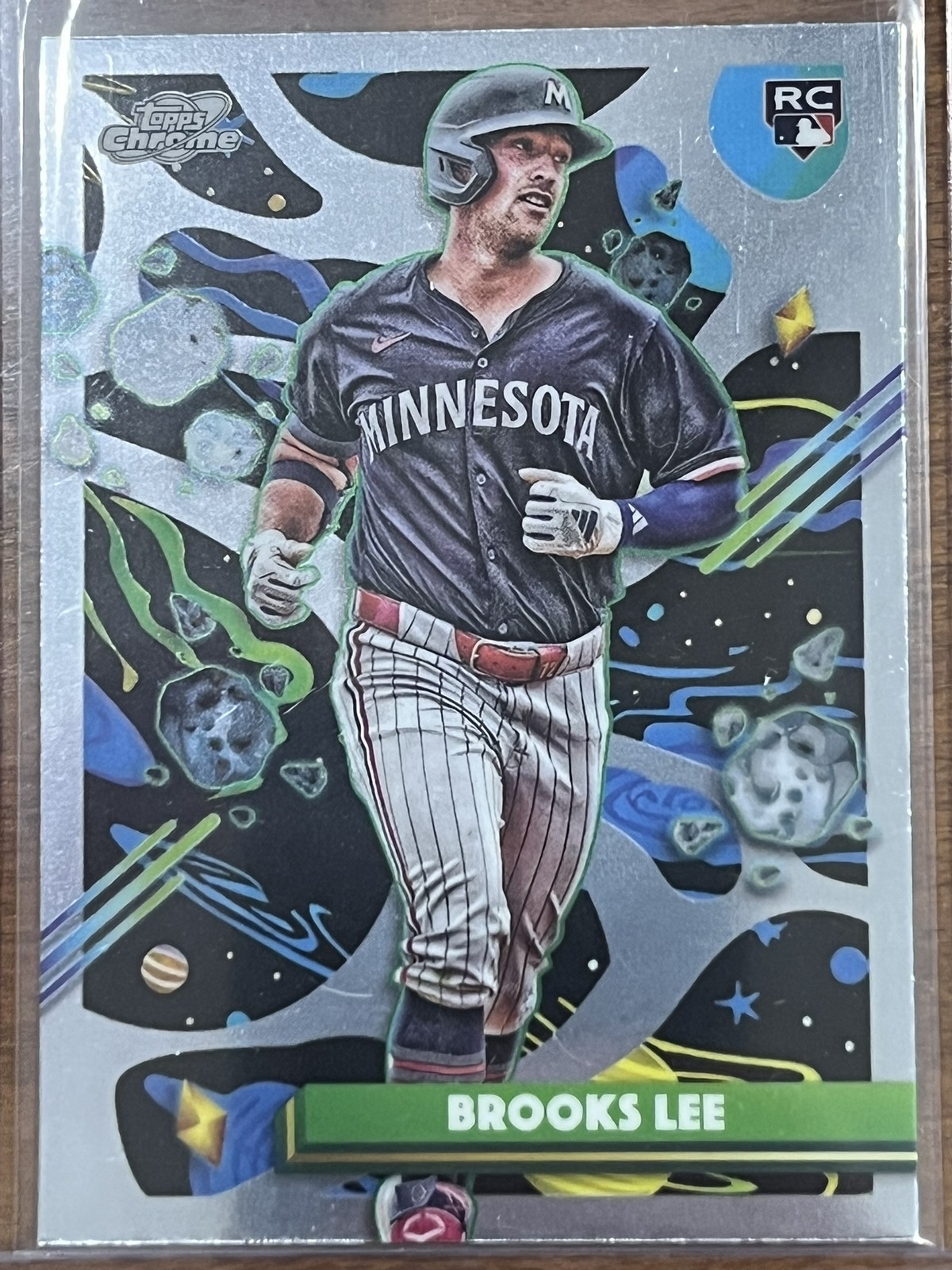 2025 Topps Chrome Cosmic Brooks Lee #129 (RC)