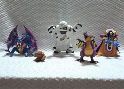 Dragon Quest Sidon Zoma Mummy Man Dragon King Golem Sofubi Lot 5