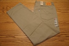 NWT MEN'S LEVI JEANS 559 Multiple Sizes Relaxed Straight Below Waist Khaki 69