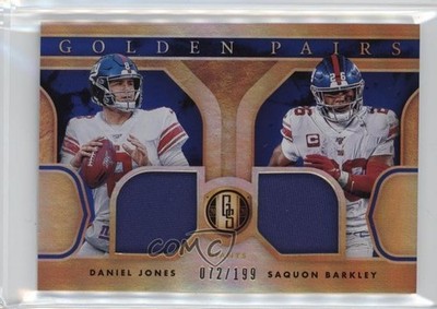2020 Panini Gold Standard Golden Pairs 72/199 Daniel Jones Saquon Barkley 0a4f