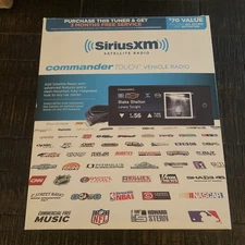 SiriusXM Commander Touch Satellite Radio Tuner w/ Touchscreen Controller SXVCT1