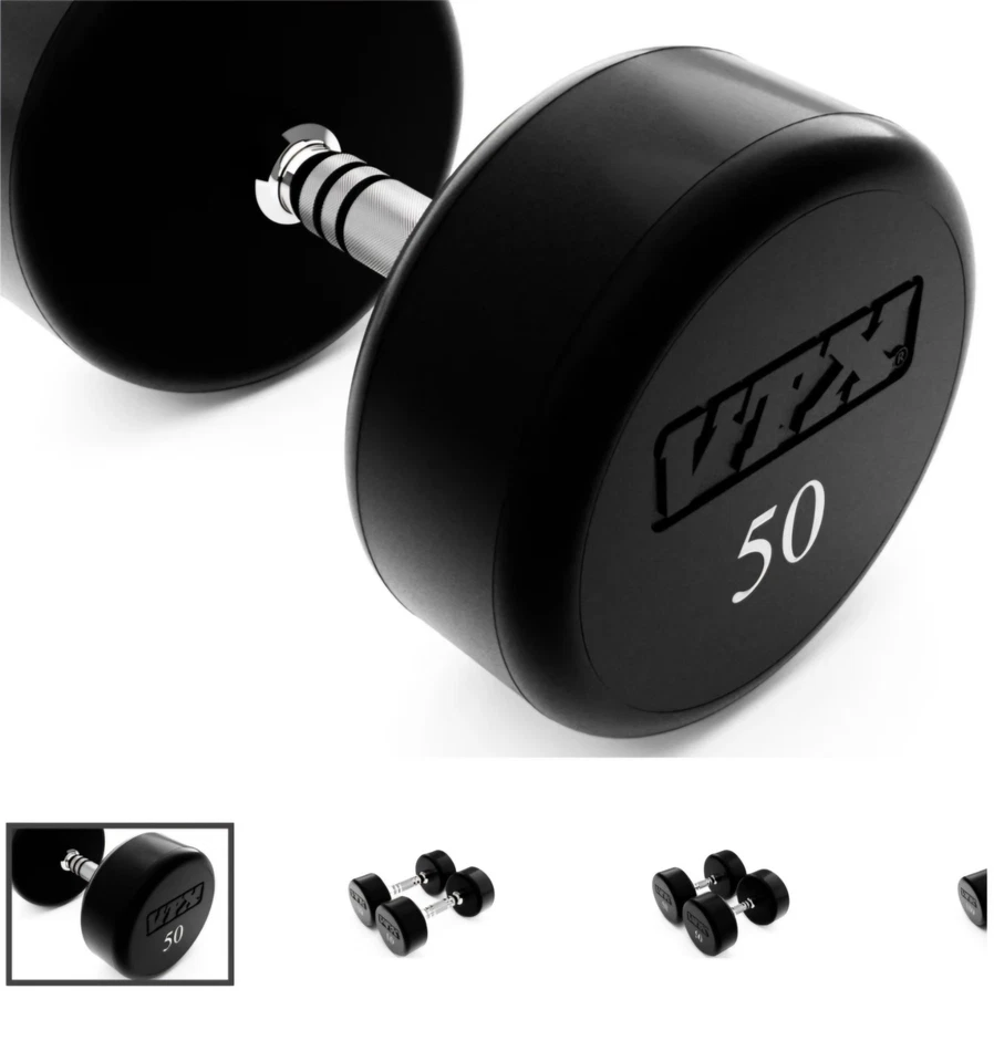 JUEGO DE MANCUERNAS DE URETANO TROY VTX 5 LB-100 LB VER DESCRIPCIÓN COMPLETA $4,995* - $6,995 Foto 3 de 4