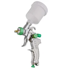 Mini DETAIL TOUCH-UP HVLP SPRAY GUN 1.0 Tip Plastic Cup Auto Paint Spot Repair
