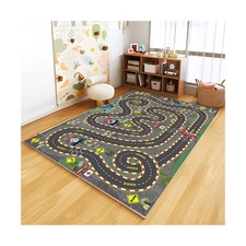 Kids Rug Car Rugs for Kids Toy Cars Play Mat City Life Road Rug for Cars Fun ...