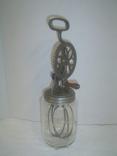 Antique HOLT LYON JAR Whip & Mayonnaise Mixer