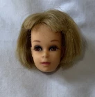 Vintage Mattel Francie Doll Head Hair Happenins' Blonde Short Bob 1970's