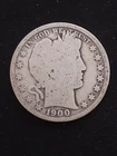 1900 BARBER HALF DOLLAR