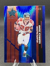 2006 Warrick Dunn Leaf Rookies Longevity & Stars Blue #7 /149