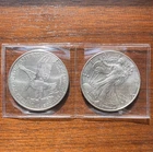 Two 2024 American Silver Eagle 1oz Coins .999 FineSilver
