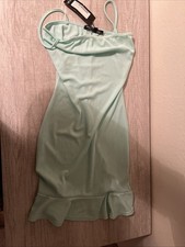 Nasty Gal Collection Flip Em Off Mini Dress Mint-6