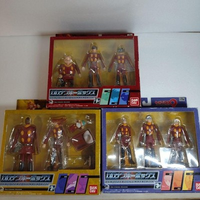 Cyborg 009 Action Figure 9pcs Set Bandai Zero Zero Number Box Japan