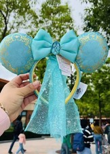 2024 Disney Parks Aladdin Jasmine Princess Ears Headband New