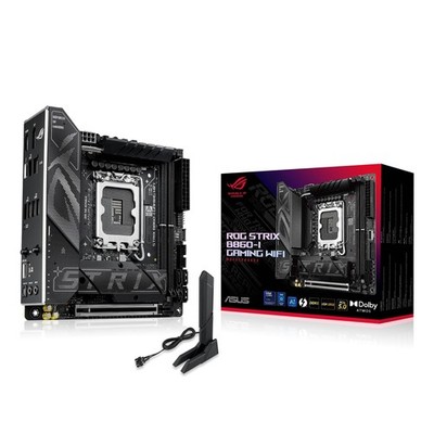 ASUS ROG STRIX B860 I GAMING WIFI LGA1851 Mini ITX DDR5 WiFi7 TB4 AI