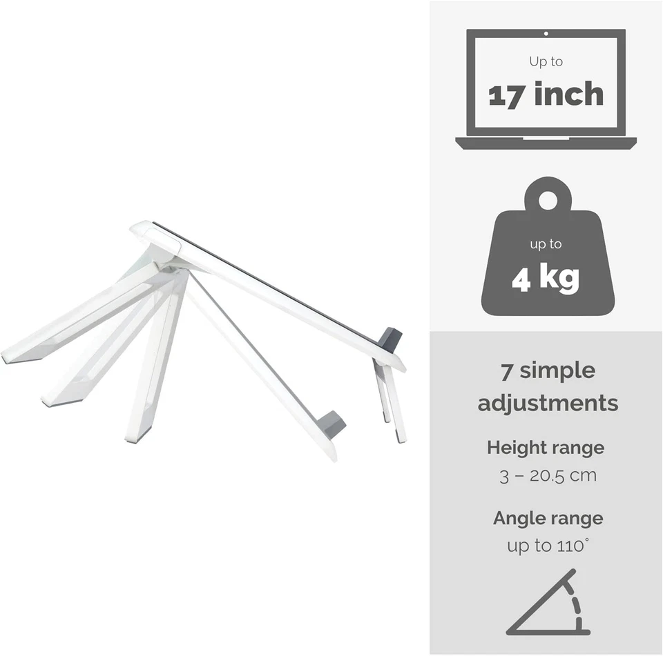 Fellowes Laptop Ständer I-Spire Quick Lift - Laptop Ständer faltbar für Laptops - Bild 4 von 4