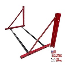 Folding Tire Wheel Rack Wall Mount Multi-Tire Spare Carriers Red 32"-48" 