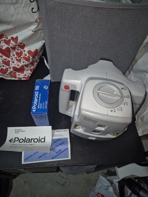 Seltenes Polaroid Macro 5 Slr mit Anleitung sehr guter Zustand und leeres Foto