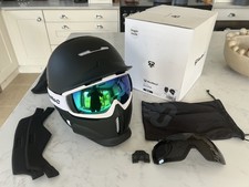 Ruroc RG1-DX Eclipse Helmet M/L + 2 Goggle MagLens + GoPro Mount - Used Once