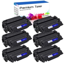 6PK CE255X 55X Toner for HP LaserJet Enterprise MFP M525dn M525f/flow MFP M525c