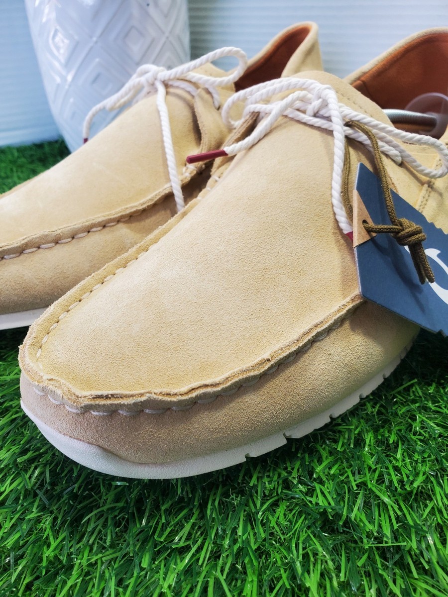 NWT Olukai KA\'A DRIVER Mens Size 12 Italian Suede Leather Loafers Golden Sand Olukai KA main image 3