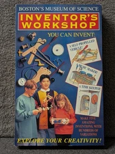 KIDS VINTAGE INVENTORS WORKSHOP - SEALED - HOW TO CREATE + INVENT