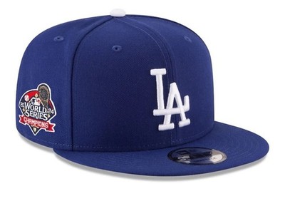 LA Dodgers 9FIFTY SNAPBACK 2024 WORLD SERIES Champion Patch NEW