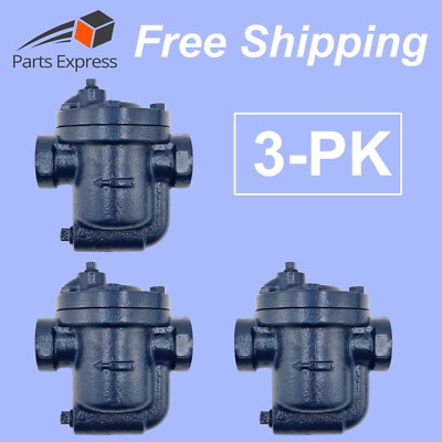 [3-PK] DAVID  1/2'' IB STEAM TRAP W/BUILT-IN STRAINER, 125 psi, ARMSTRONG 880