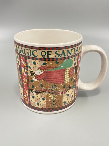 Sakura Coffee Mug Magic of Santa by Debbie Mumm Christmas Cup Holiday Season