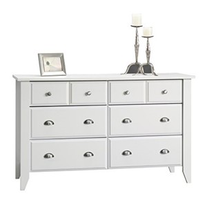 sauder shoal creek dresser, soft white finish | eBay