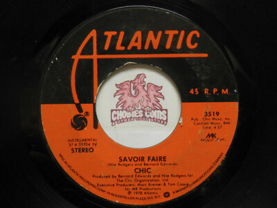 Chic: Le Freak / Savoir Faire, 45 RPM G+ (V3)