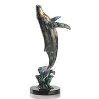 Brass Large Humpback Whale on sale Brass Large Humpback Whale on sale