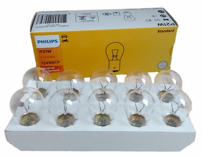 P21W PHILIPS Vision Premium Rücklicht Bremslicht 10 Stück 12498CP