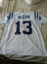 T.Y. Hilton Indianapolis Colts Signed White XL Jersey JSA W648701 NFL