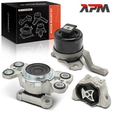 3x Motorlager für Volvo S60 II S80 II V60 I V70 III XC60 XC70 II 2.4 2.5 3.2