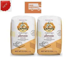 Antimo Semolina Flour 2.2 LB (Pack of 2) Bulk...